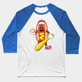 Hotdog at Baseball with Baseball bat Baseball T-Shirt